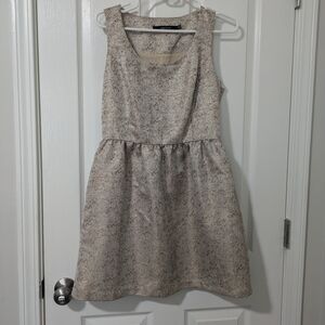Cream Sleeveless Dress